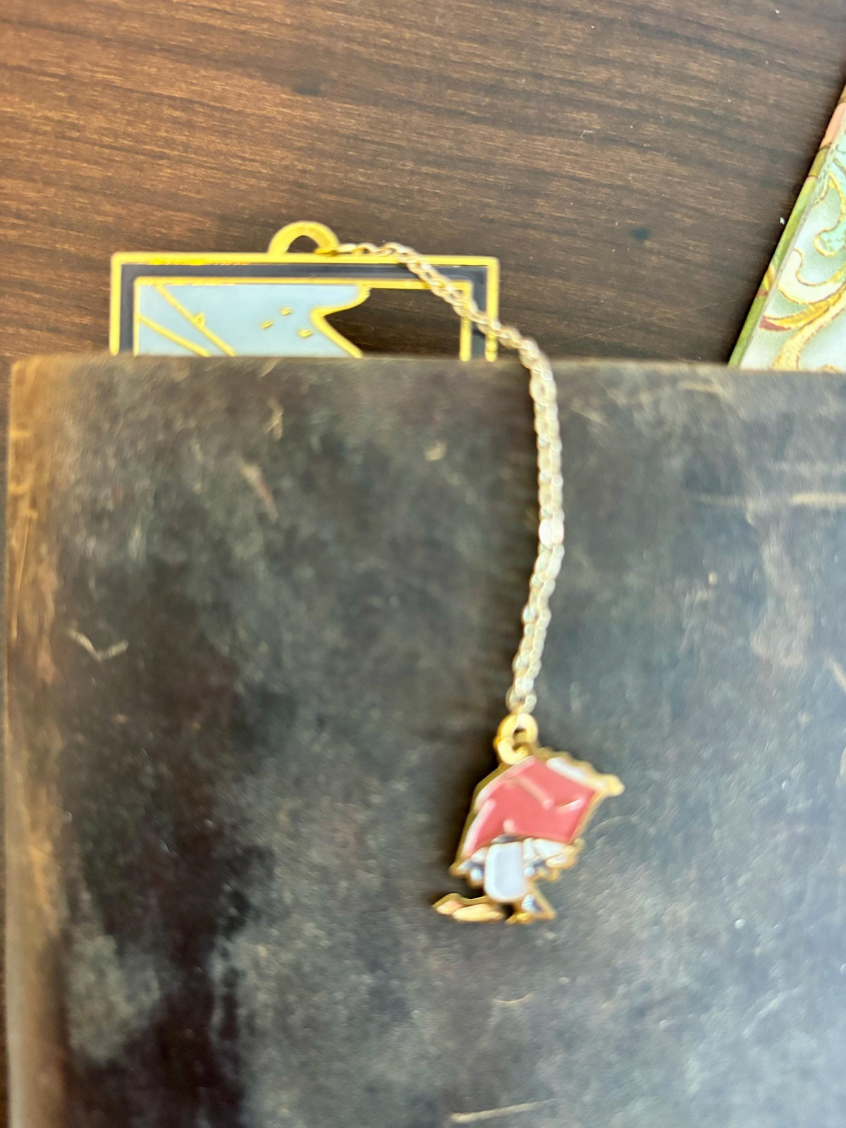 Pigeons | original design | Enamel Bookmark / Charm | 11x4cm