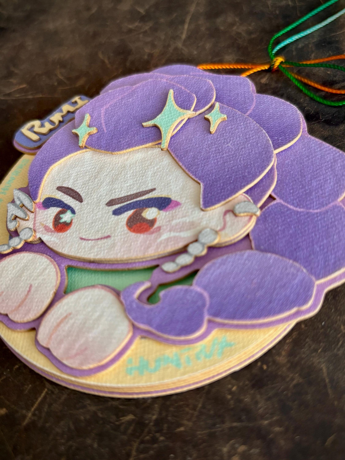 KDH | Huntrix | paper biscuit, charm/ornament | ~10x9cm