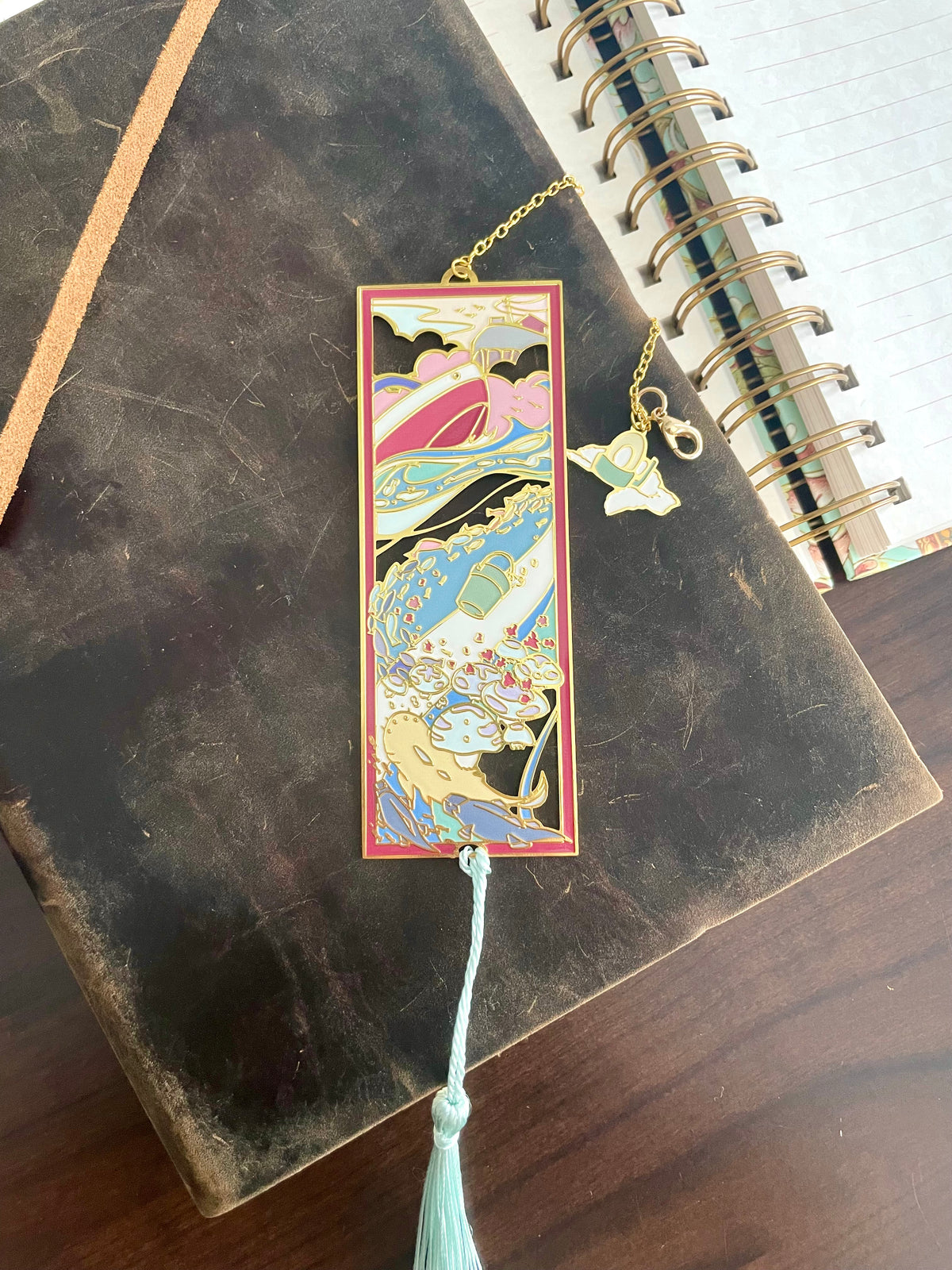 Goldfish Princess inspired | anime movie | Enamel Bookmark / Charm | 11x4cm