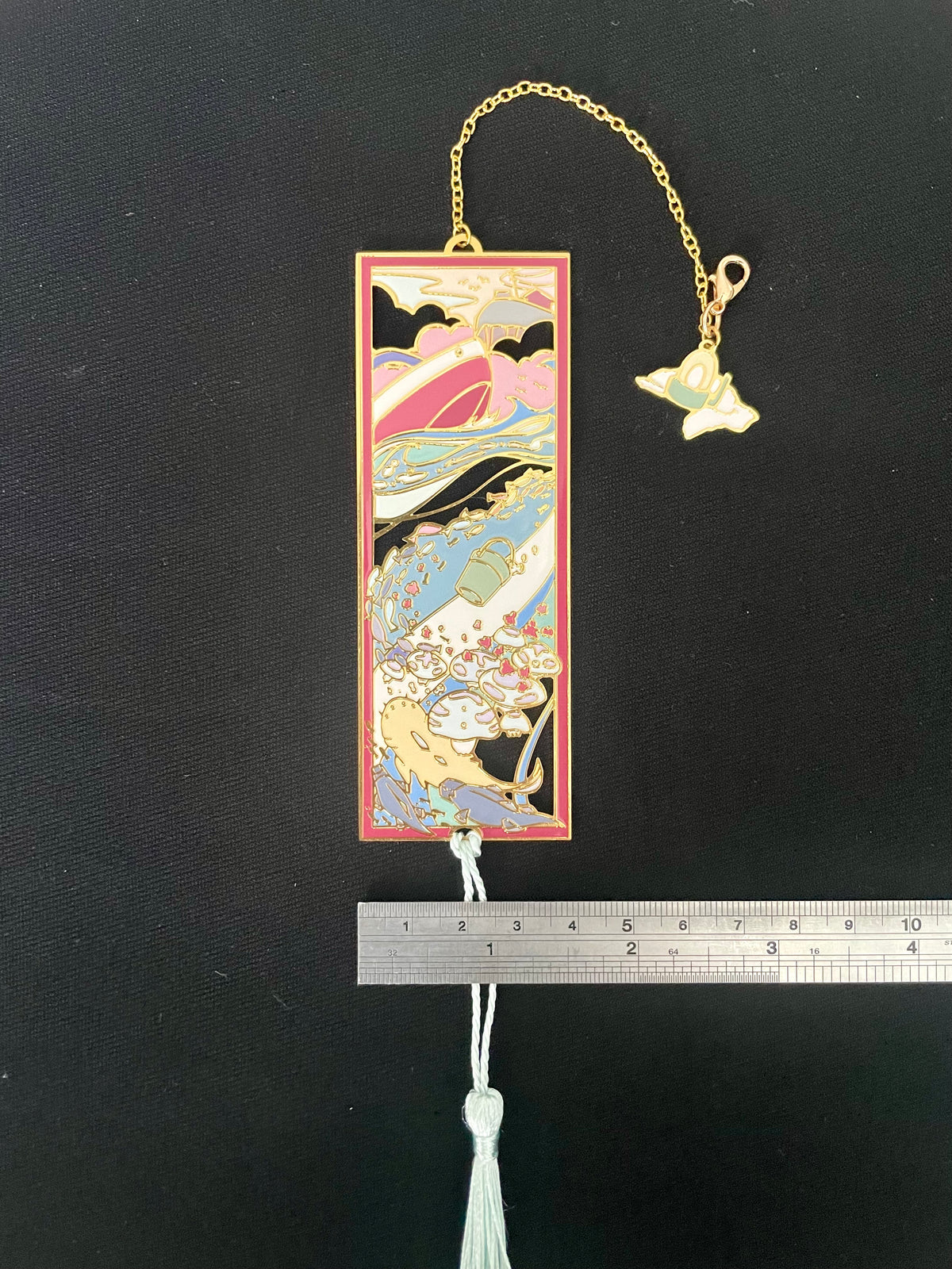 Goldfish Princess inspired | anime movie | Enamel Bookmark / Charm | 11x4cm