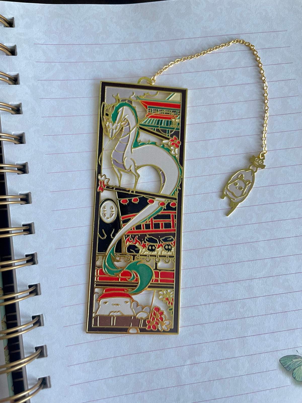 Chihiro and Sen’s Journey Inspired | Anime Movie | Enamel Bookmark / Charm | 11x4cm