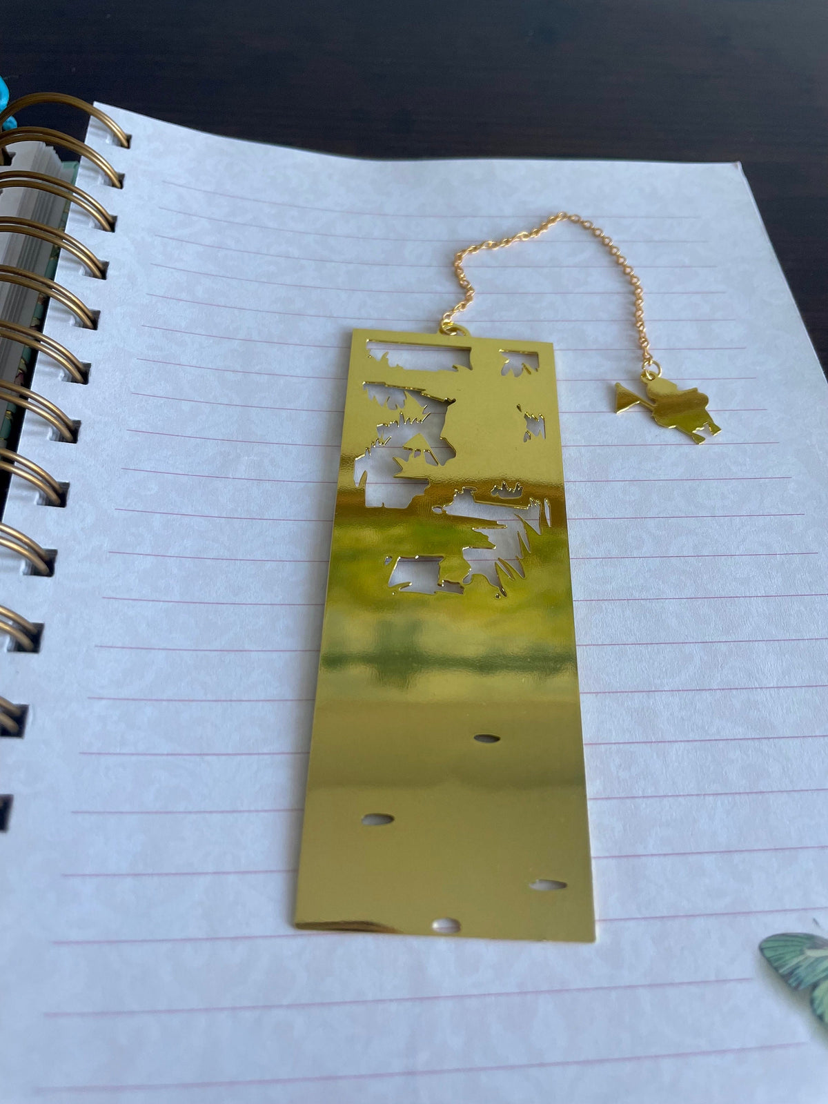 Duckies | Original Design | Enamel Bookmark / Charm | 11x4cm