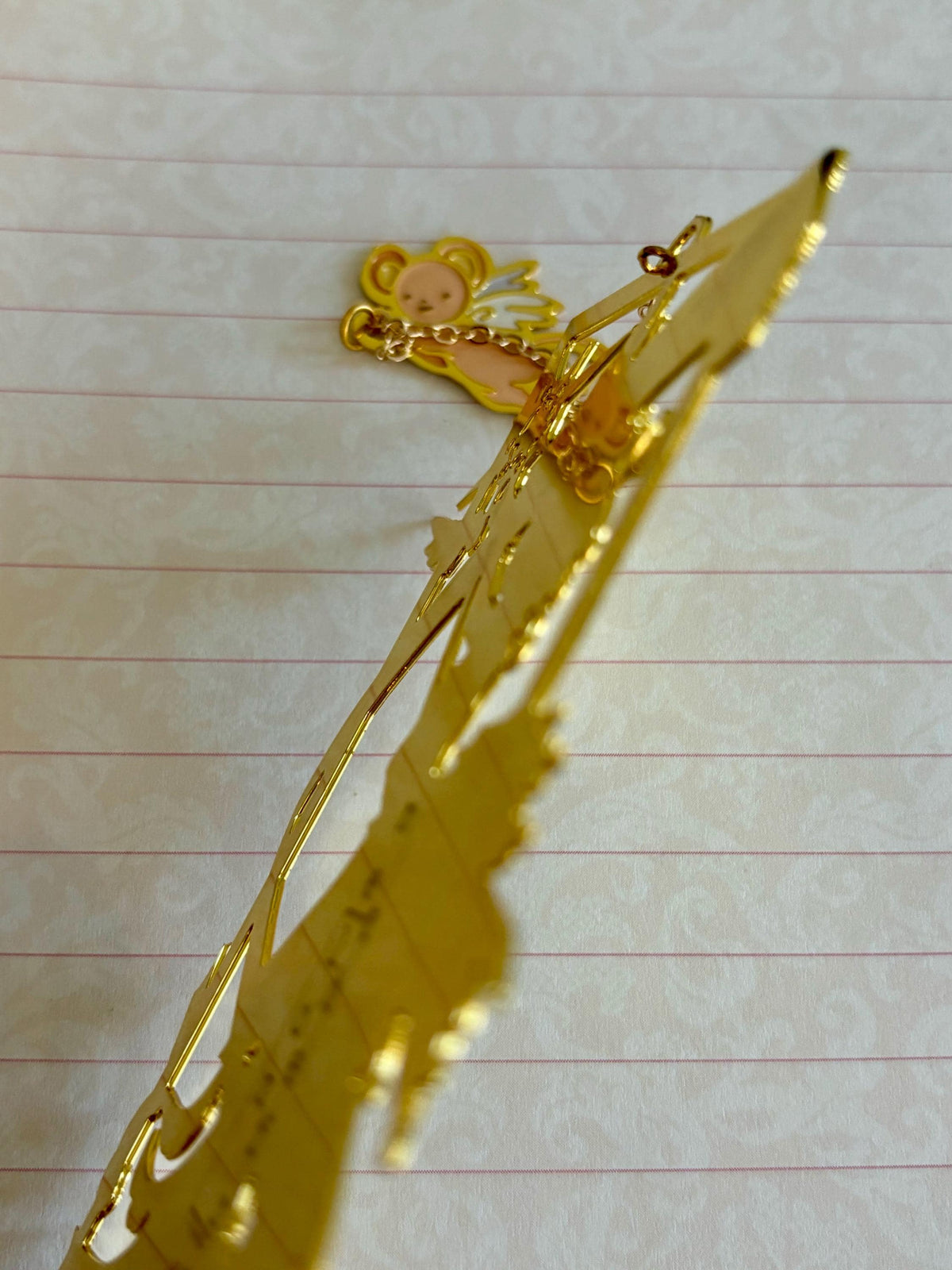 Card Capturor inspired | magical girl | Enamel Bookmark / Charm | 11x4cm