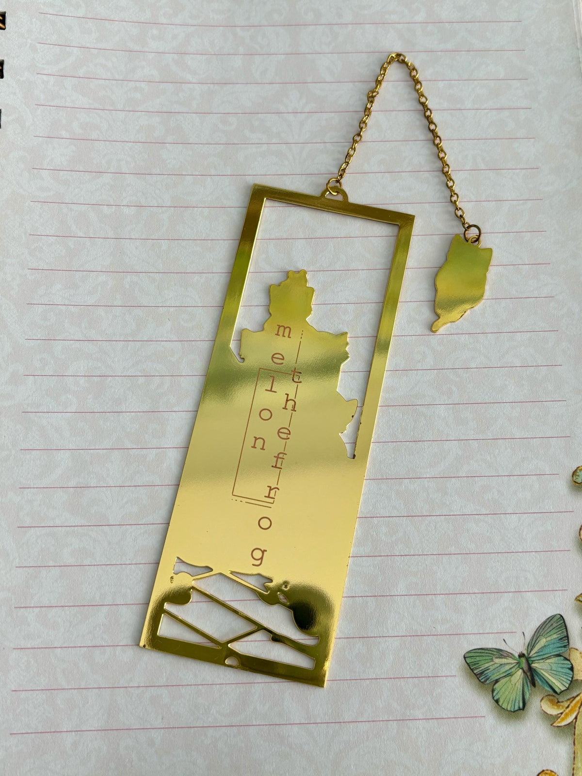 A Pile of Cats | original design | Enamel Bookmark / Charm | 11x4cm