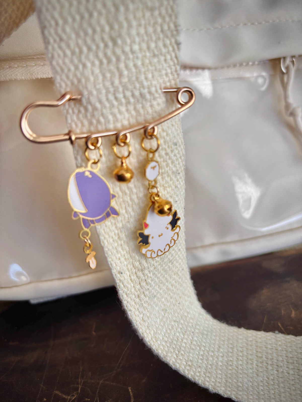 ORV inspired | Squid and Sunfish | Dangle Pin Charm