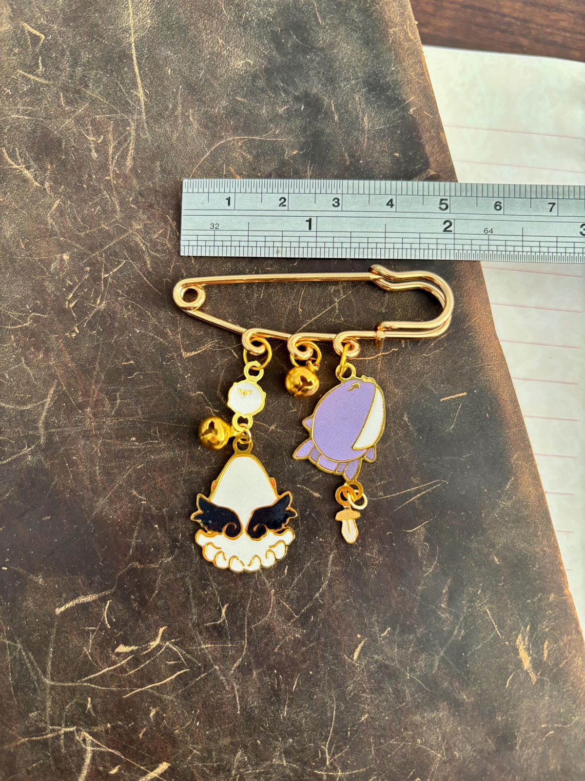 ORV inspired | Squid and Sunfish | Dangle Pin Charm