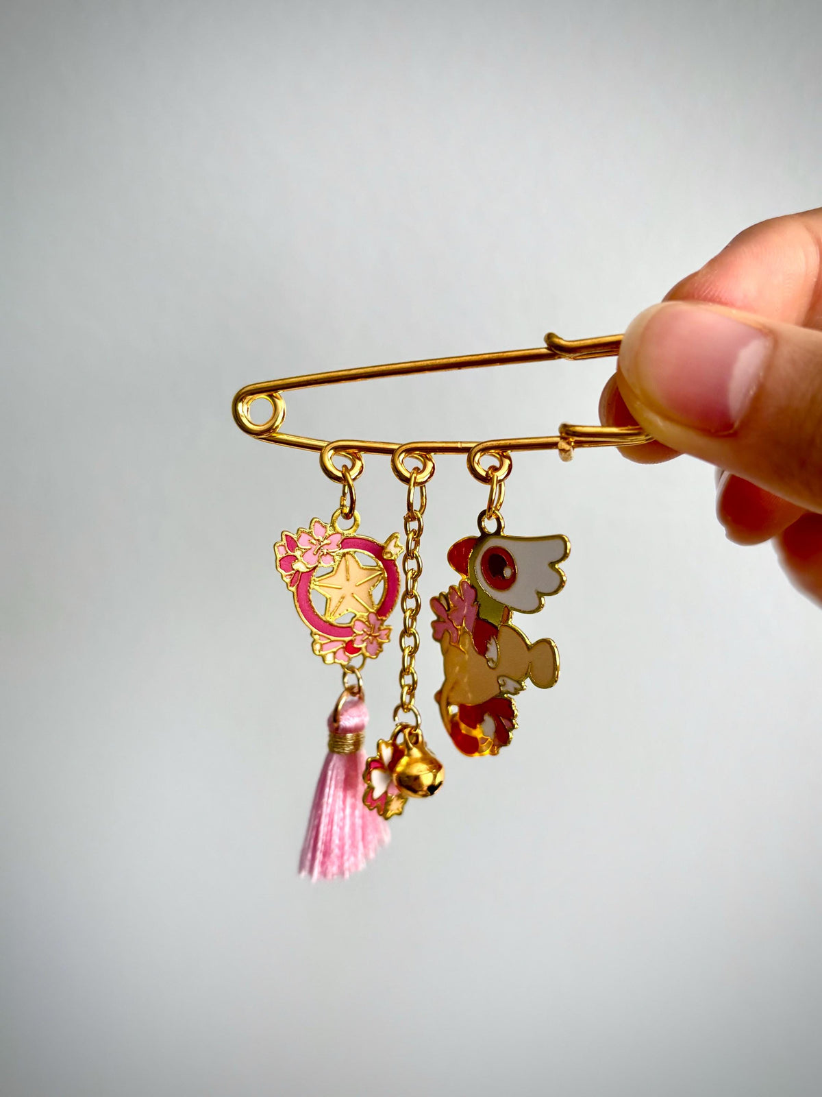 Card Captor inspired | Sakura Kero Chan| Dangle Pin Charm
