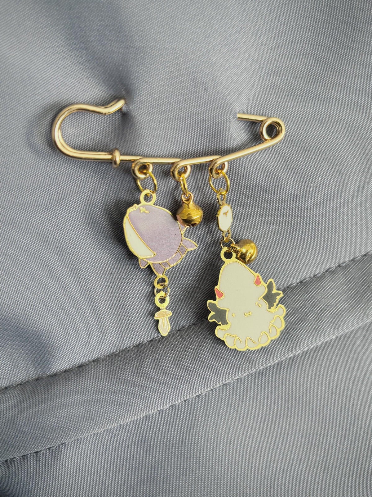 ORV inspired | Squid and Sunfish | Dangle Pin Charm