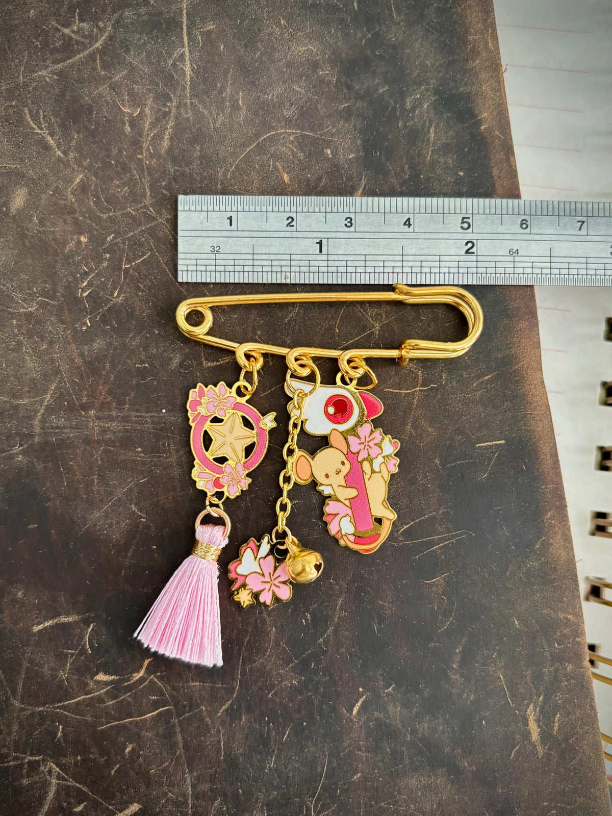 Card Captor inspired | Sakura Kero Chan| Dangle Pin Charm