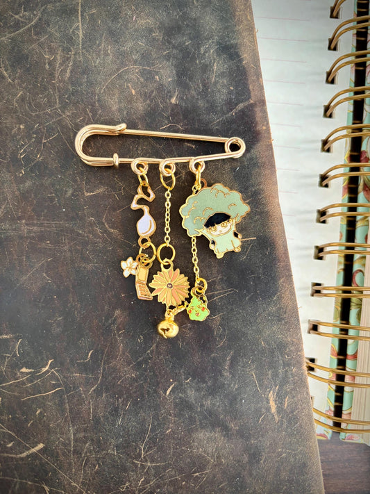 Mob inspired | Dimple | Dangle Pin Charm