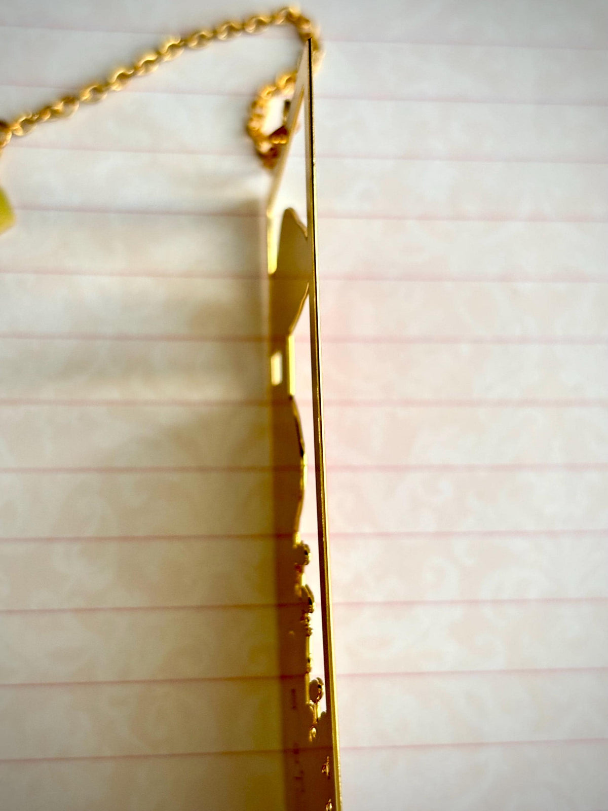 Frog in Mushroom Forest | original design | Enamel Bookmark / Charm | 11x4cm