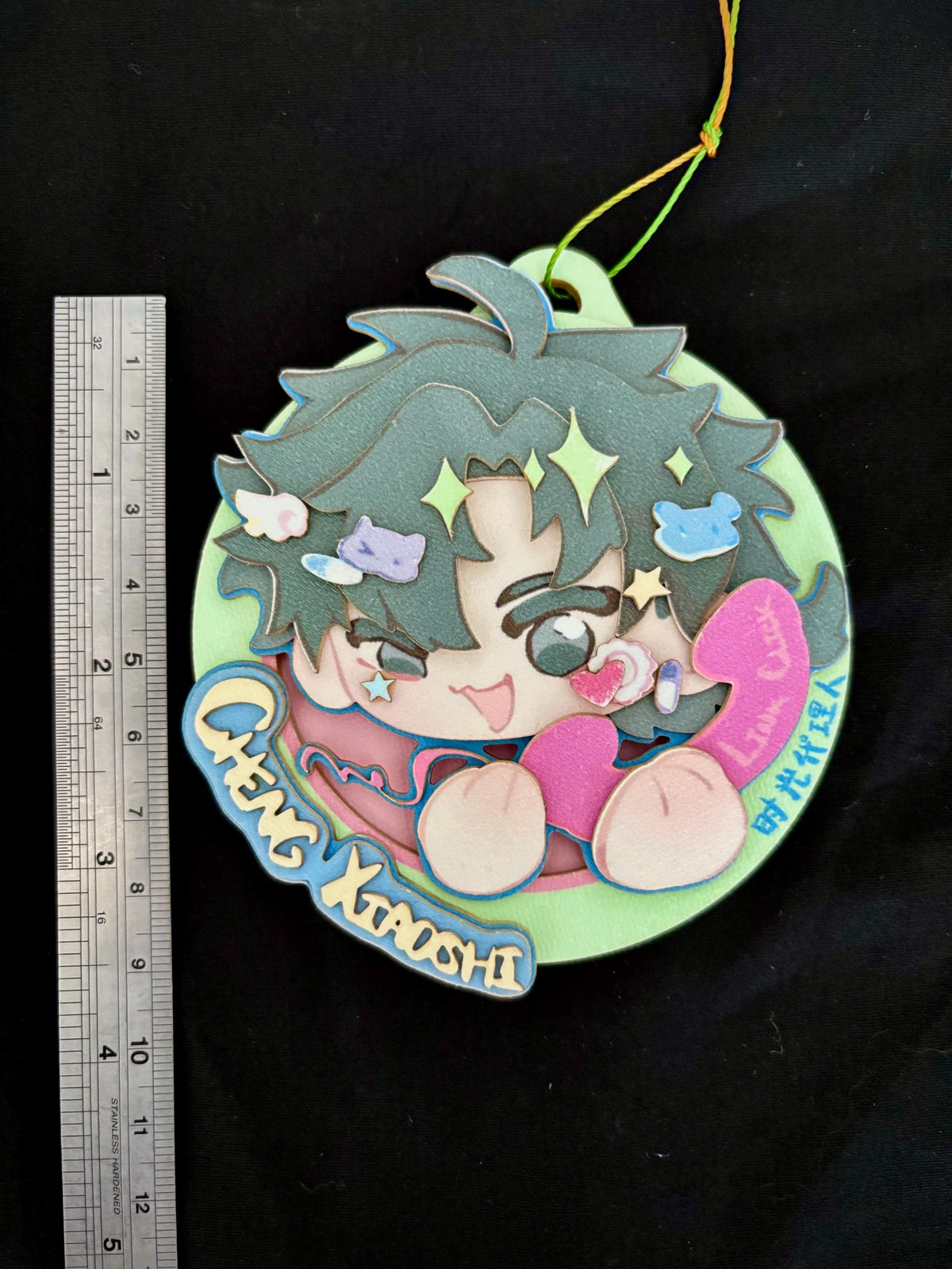 CXS | link click | paper biscuit, charm/ornament | ~10x9cm
