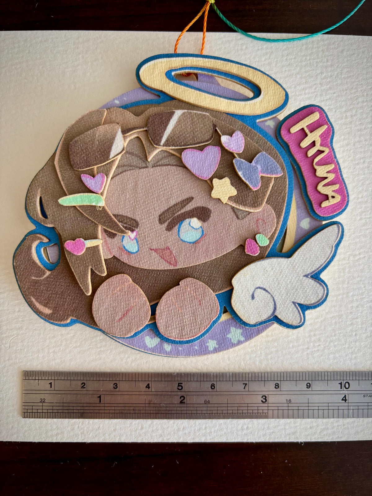 Hyuna | ALNST | paper biscuit, charm/ornament | ~10x9cm