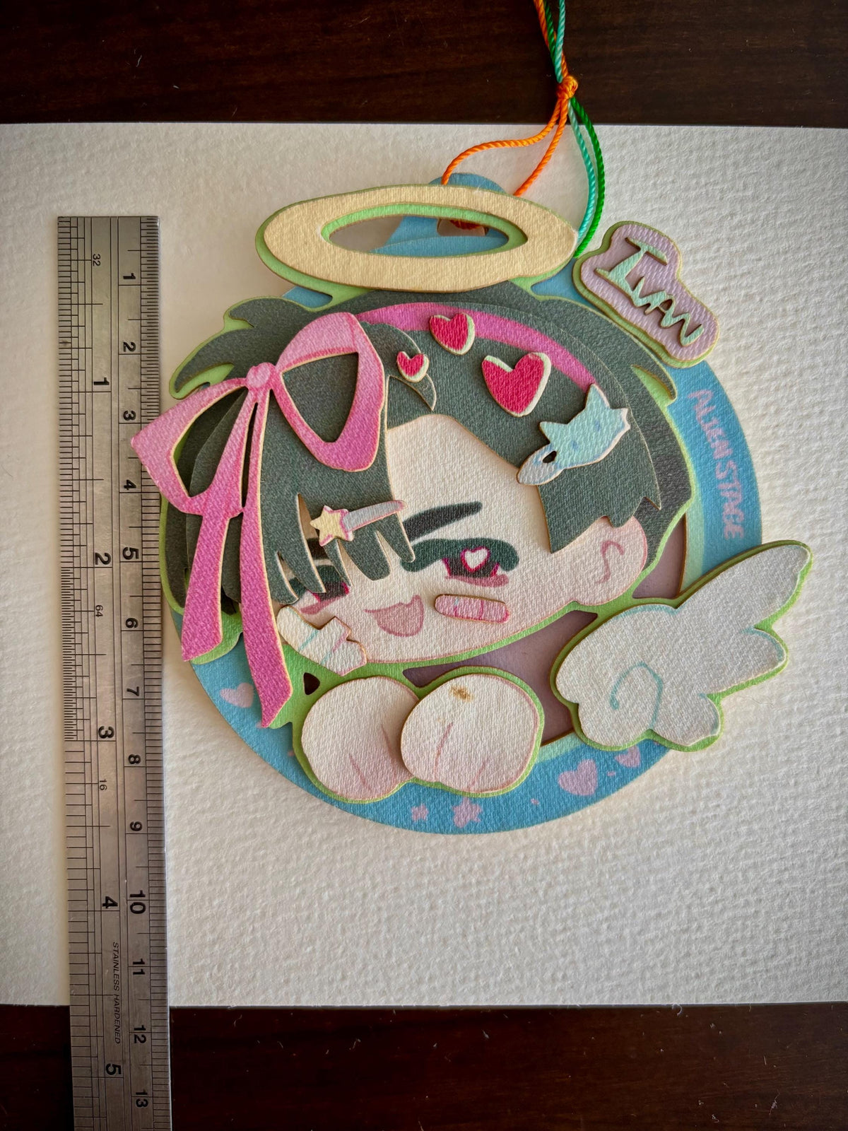 Ivan | ALNST | paper biscuit, charm/ornament | ~10x9cm