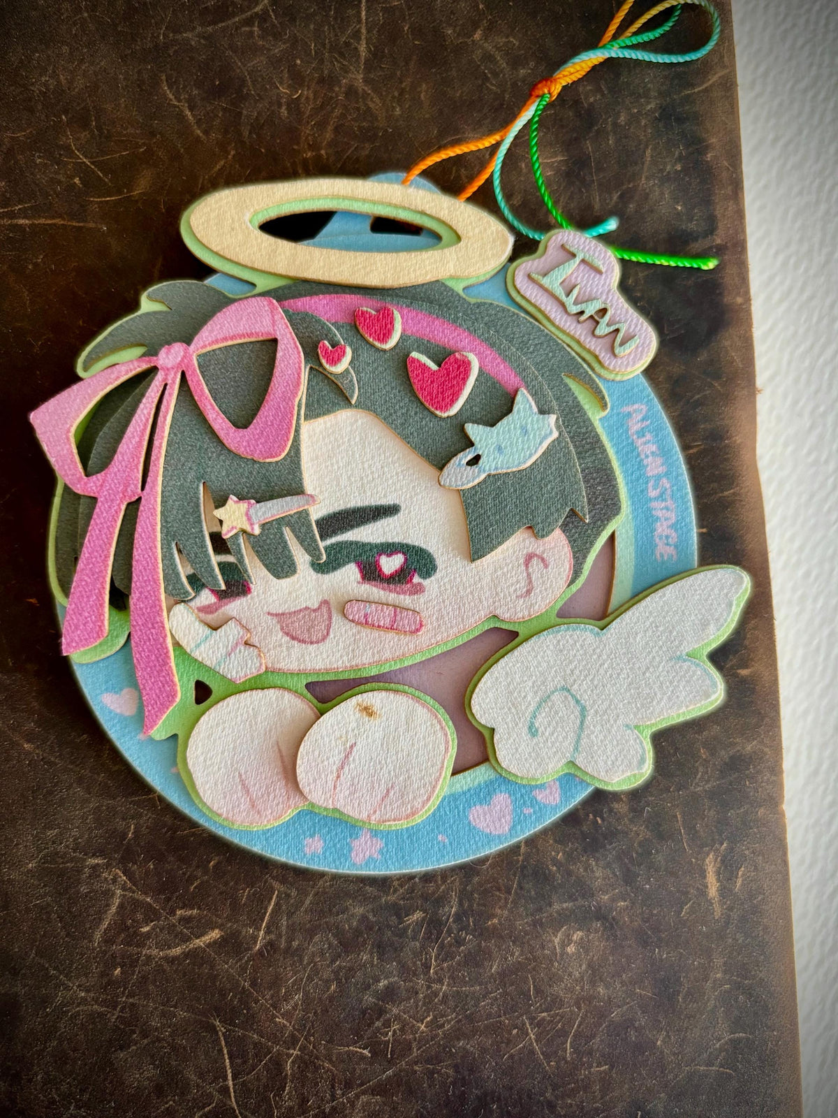 Ivan | ALNST | paper biscuit, charm/ornament | ~10x9cm