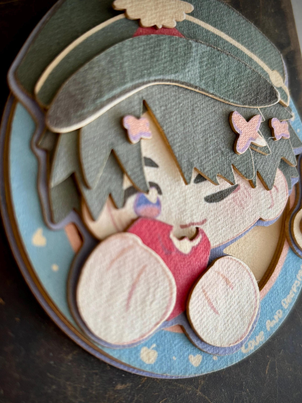 Caleb XiaYiZhou | LADS | paper biscuit, charm/ornament | ~10x9cm
