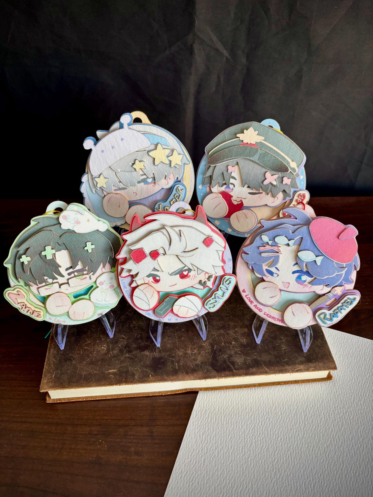 Xavier ShenXingHui | LADS | paper biscuit, charm/ornament | ~10x9cm