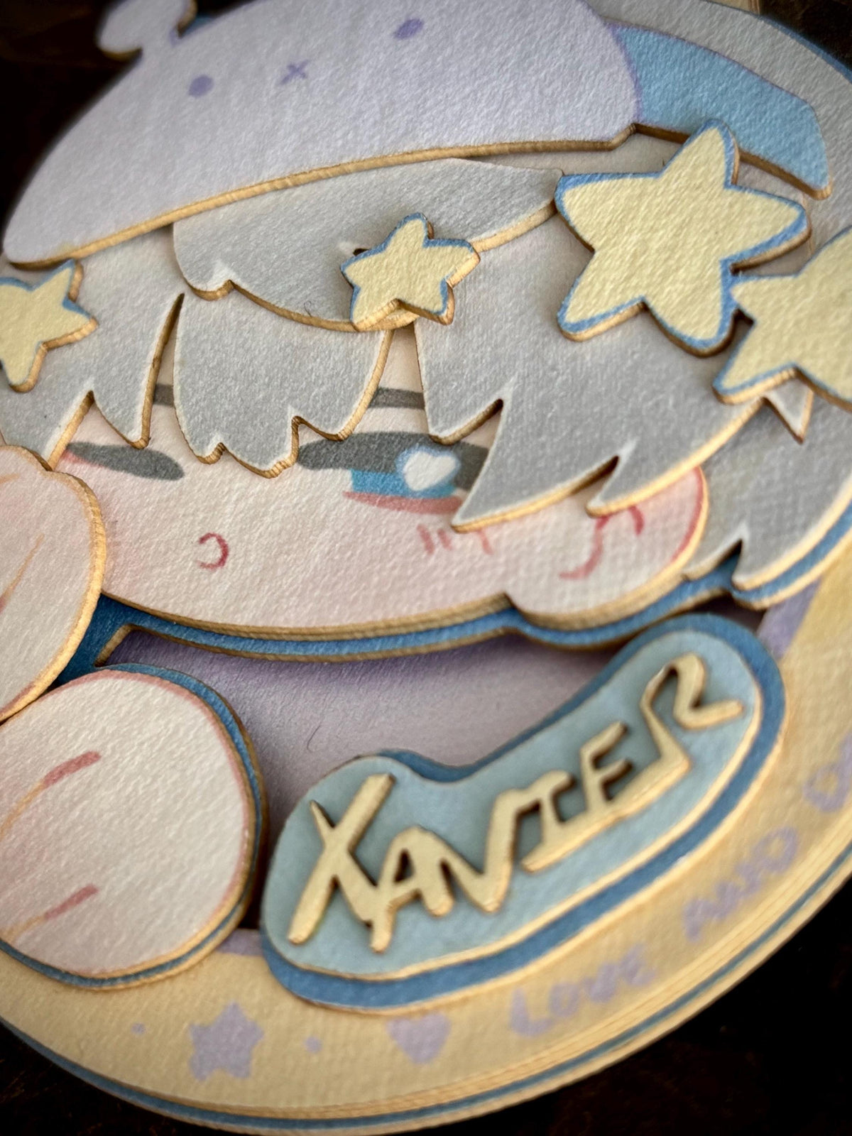 Xavier ShenXingHui | LADS | paper biscuit, charm/ornament | ~10x9cm