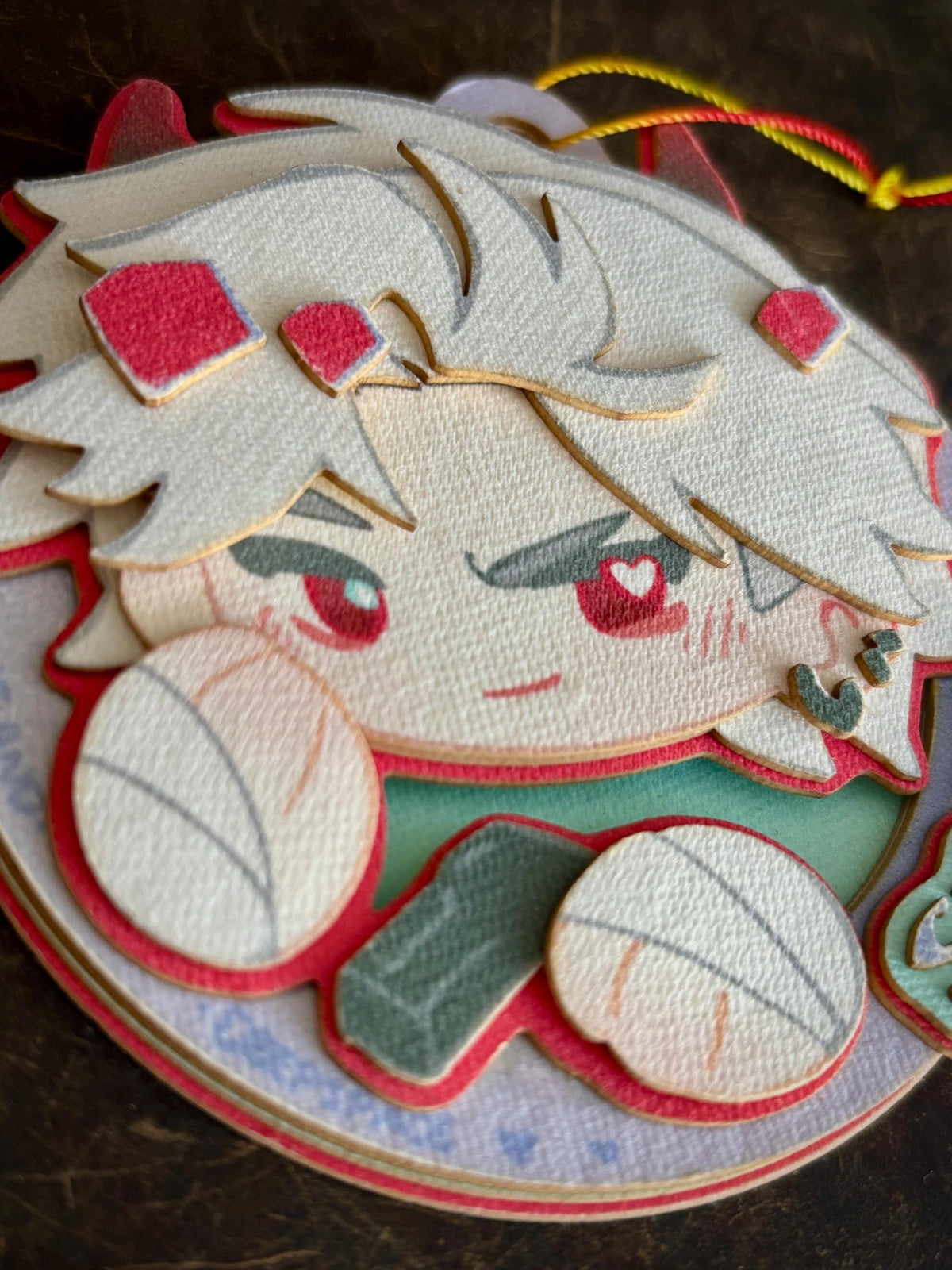 Sylus QinChe | LADS | paper biscuit, charm/ornament | ~10x9cm