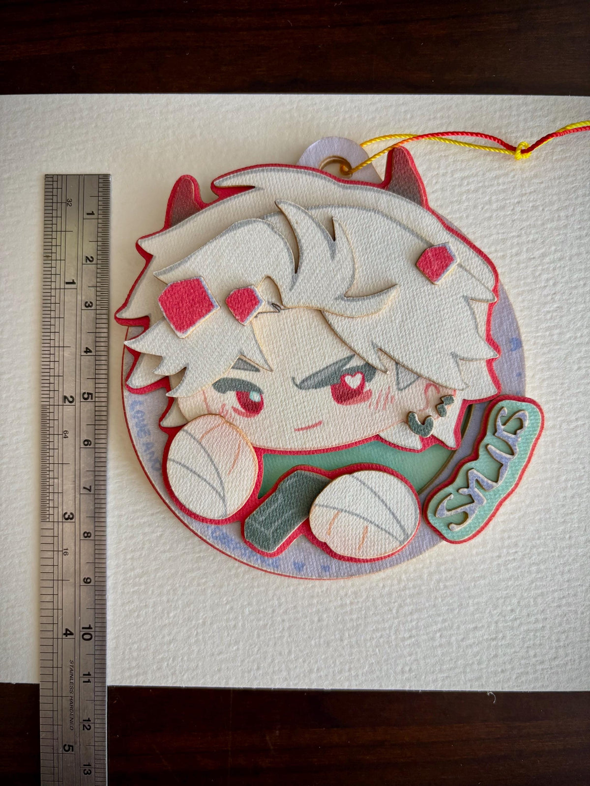 Sylus QinChe | LADS | paper biscuit, charm/ornament | ~10x9cm
