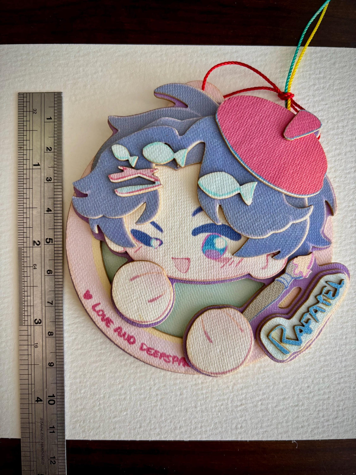 Rafayel QiYu | LADS | paper biscuit, charm/ornament | ~10x9cm
