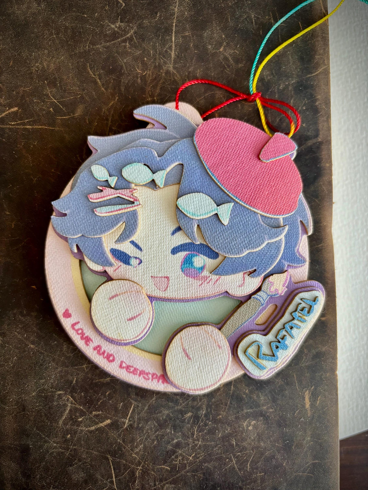 Rafayel QiYu | LADS | paper biscuit, charm/ornament | ~10x9cm