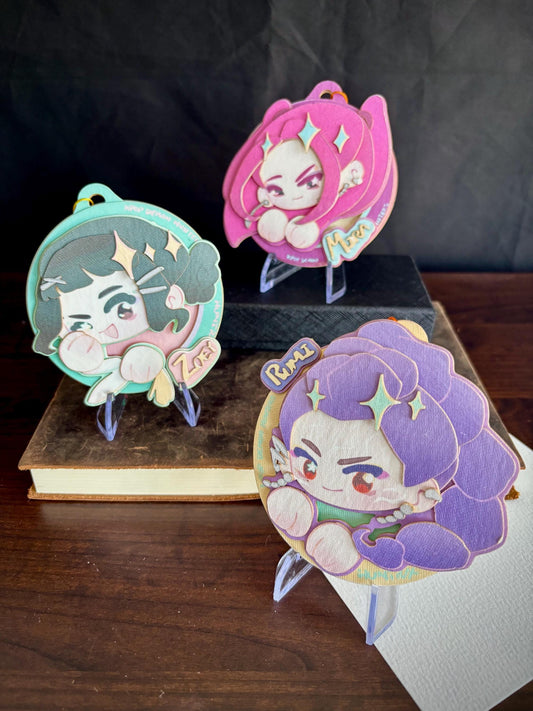 KDH | Huntrix | paper biscuit, charm/ornament | ~10x9cm