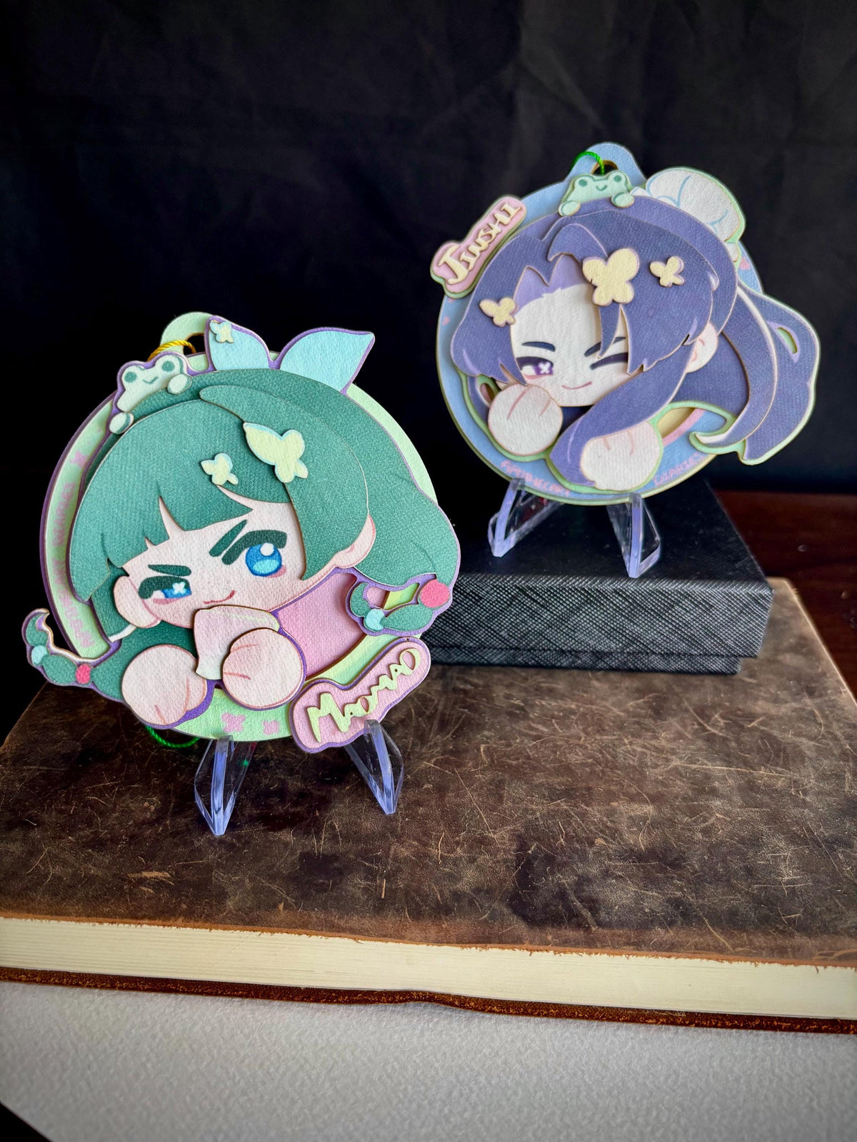 Maomao Jinshi | paper biscuit, charm/ornament | ~10x9cm