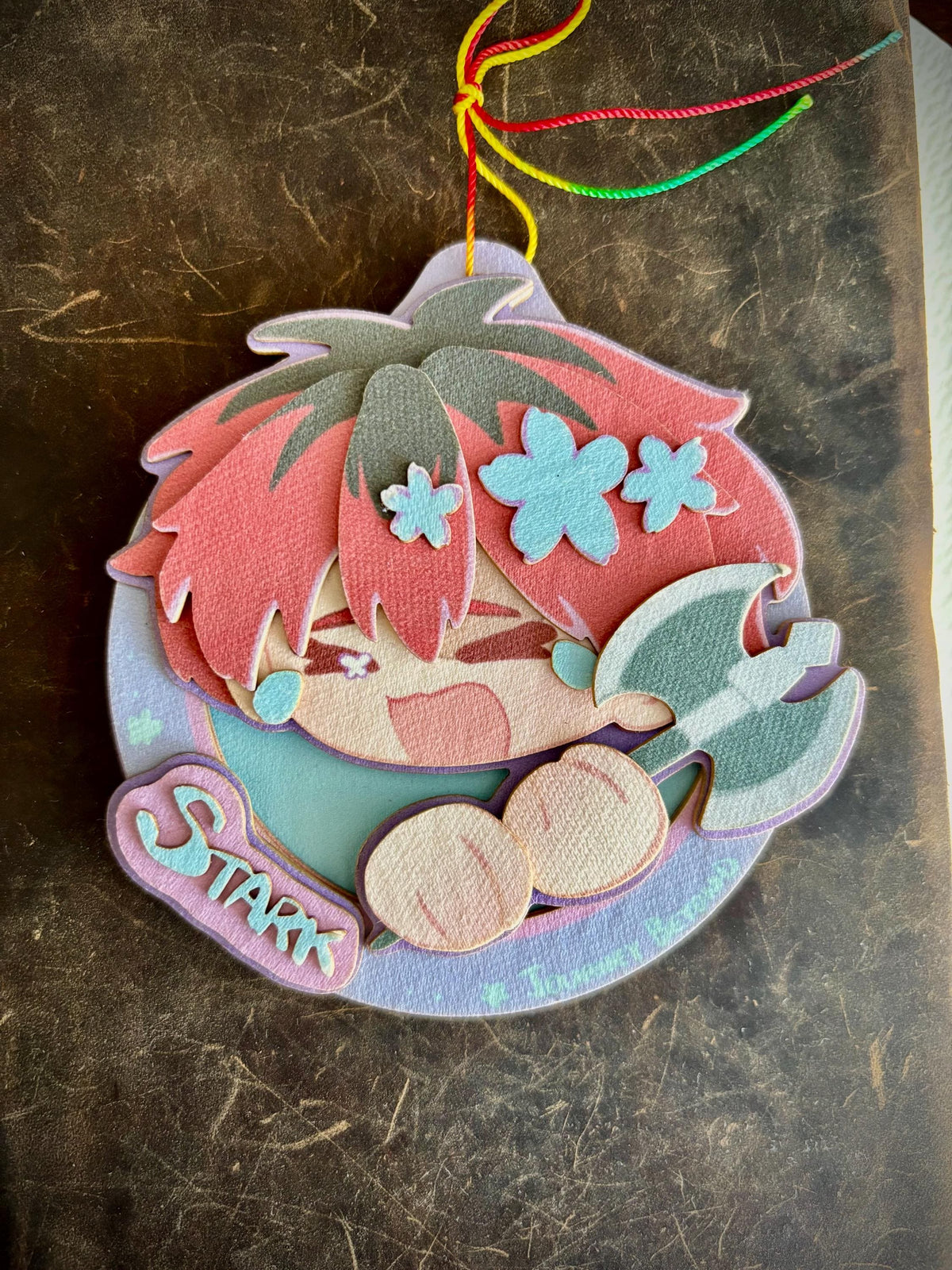 Journey Beyond | paper biscuit, charm/ornament | ~10x9cm