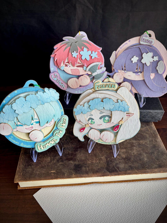Journey Beyond | paper biscuit, charm/ornament | ~10x9cm