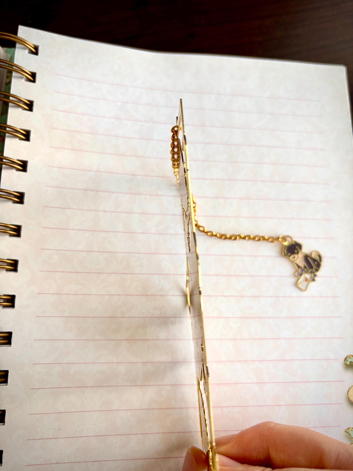 Auto Memory Doll inspired | violet | Enamel Bookmark / Charm | 11x4cm