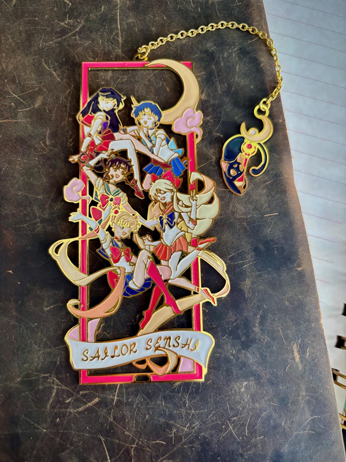Sailor Senshi inspired | magical girls | Enamel Bookmark / Charm | 11x4cm