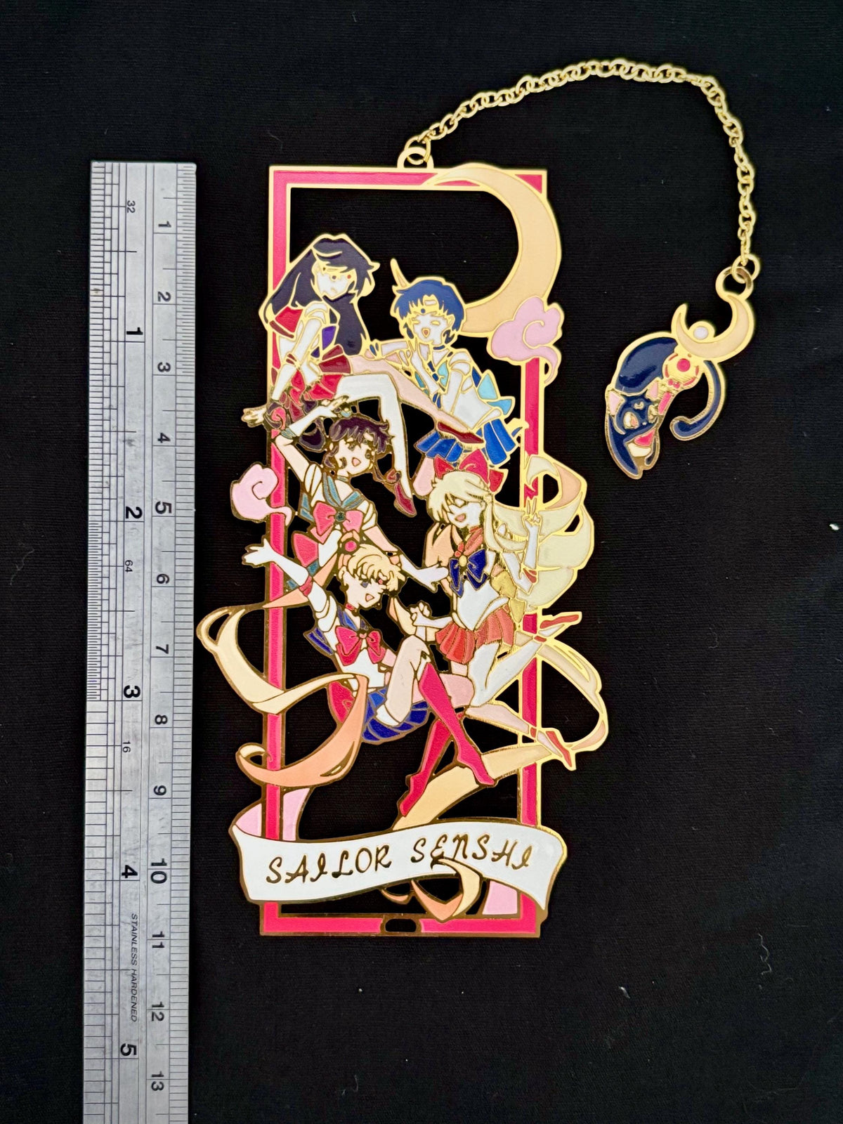 Sailor Senshi inspired | magical girls | Enamel Bookmark / Charm | 11x4cm