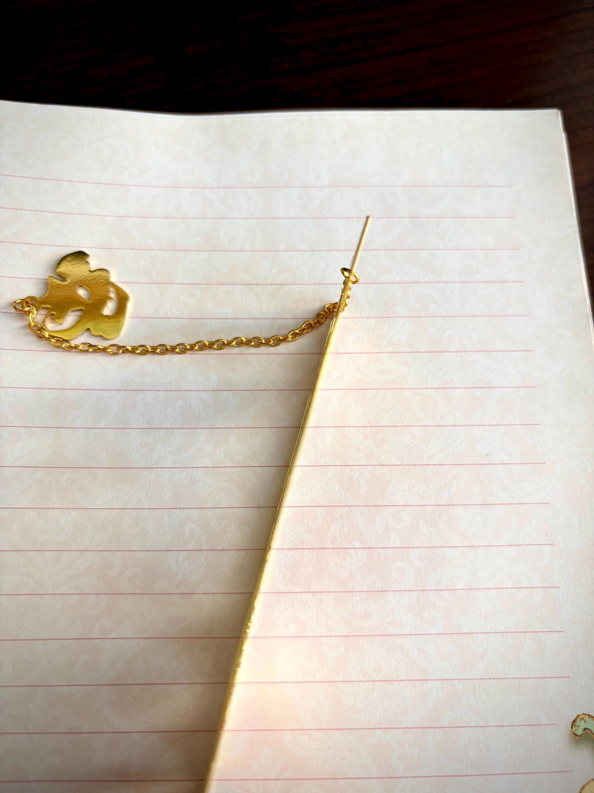 Fox and Stars | original design | Enamel Bookmark / Charm | 11x4cm