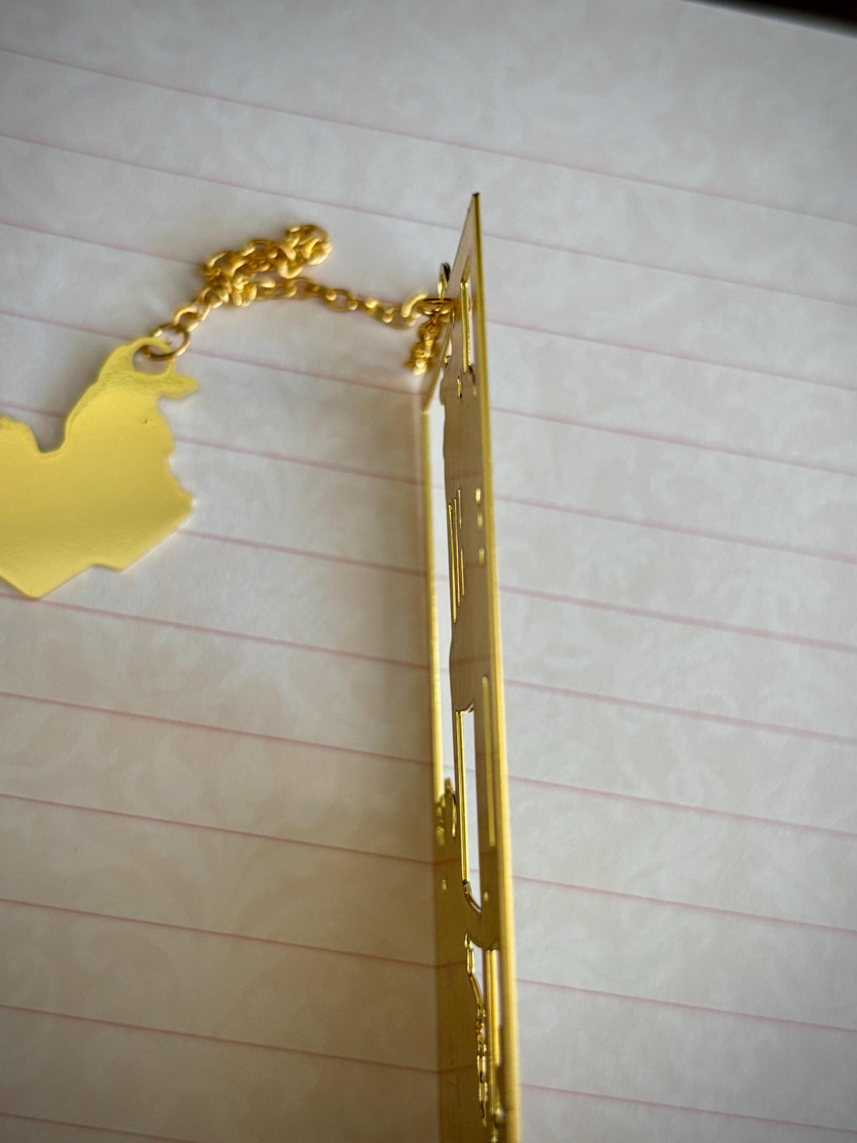 Tea Party | original design | Enamel Bookmark / Charm | 11x4cm
