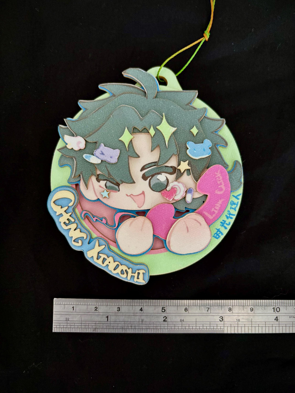 CXS | link click | paper biscuit, charm/ornament | ~10x9cm