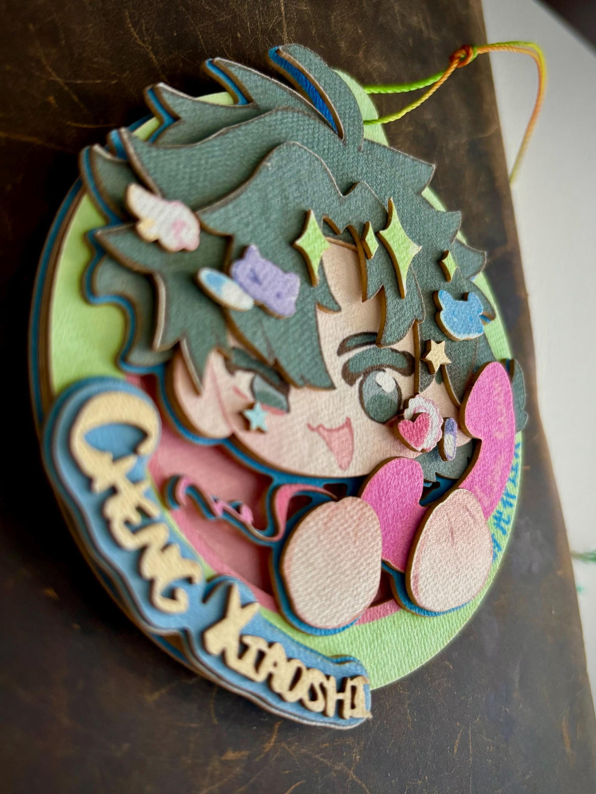CXS | link click | paper biscuit, charm/ornament | ~10x9cm