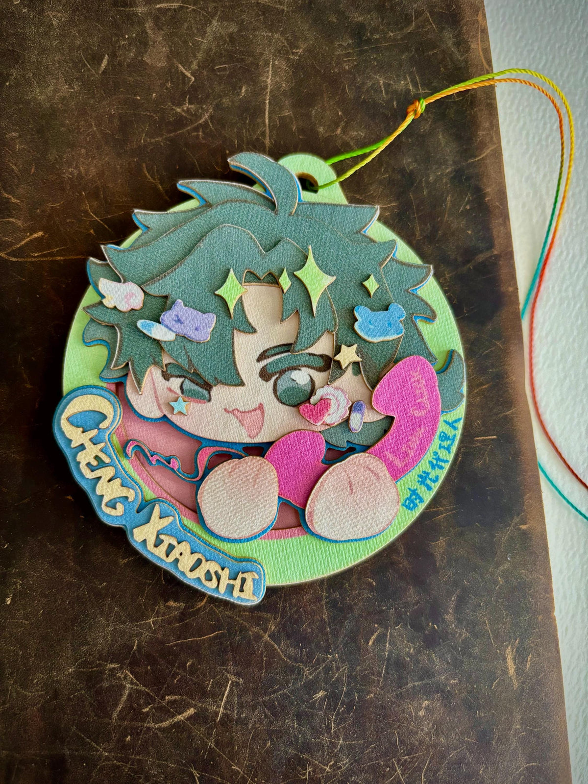 CXS | link click | paper biscuit, charm/ornament | ~10x9cm