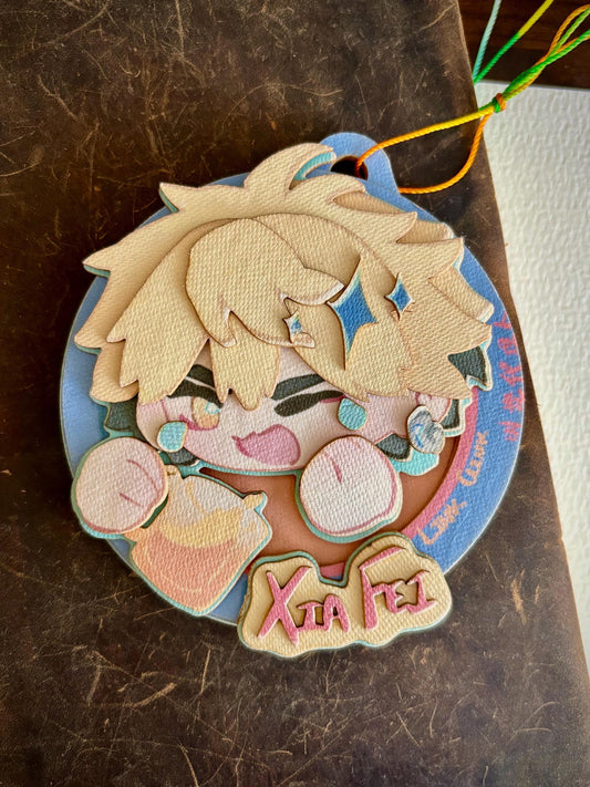 XF | link click | paper biscuit, charm/ornament | ~10x9cm