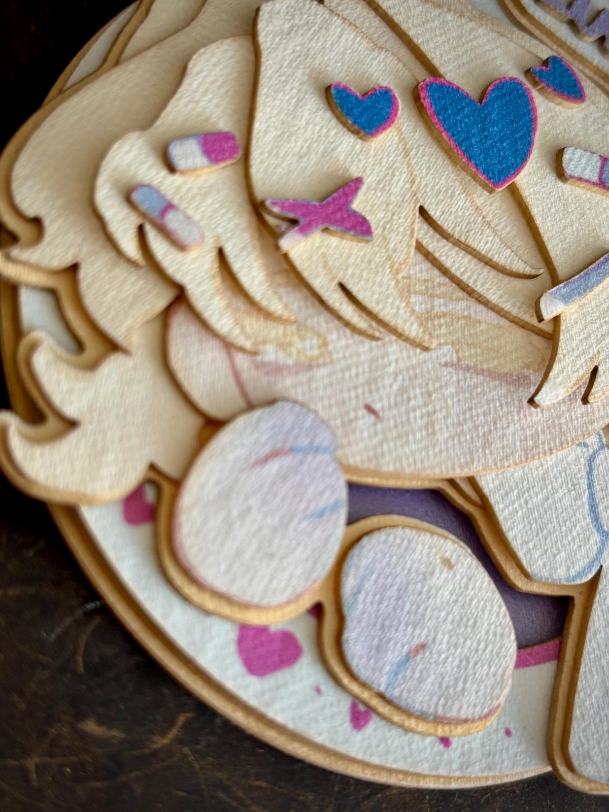 Luka | ALNST | paper biscuit, charm/ornament | ~10x9cm