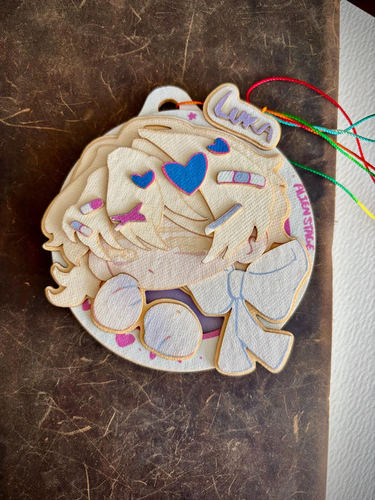 Luka | ALNST | paper biscuit, charm/ornament | ~10x9cm