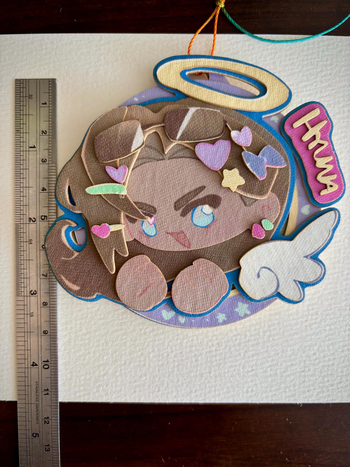 Hyuna | ALNST | paper biscuit, charm/ornament | ~10x9cm