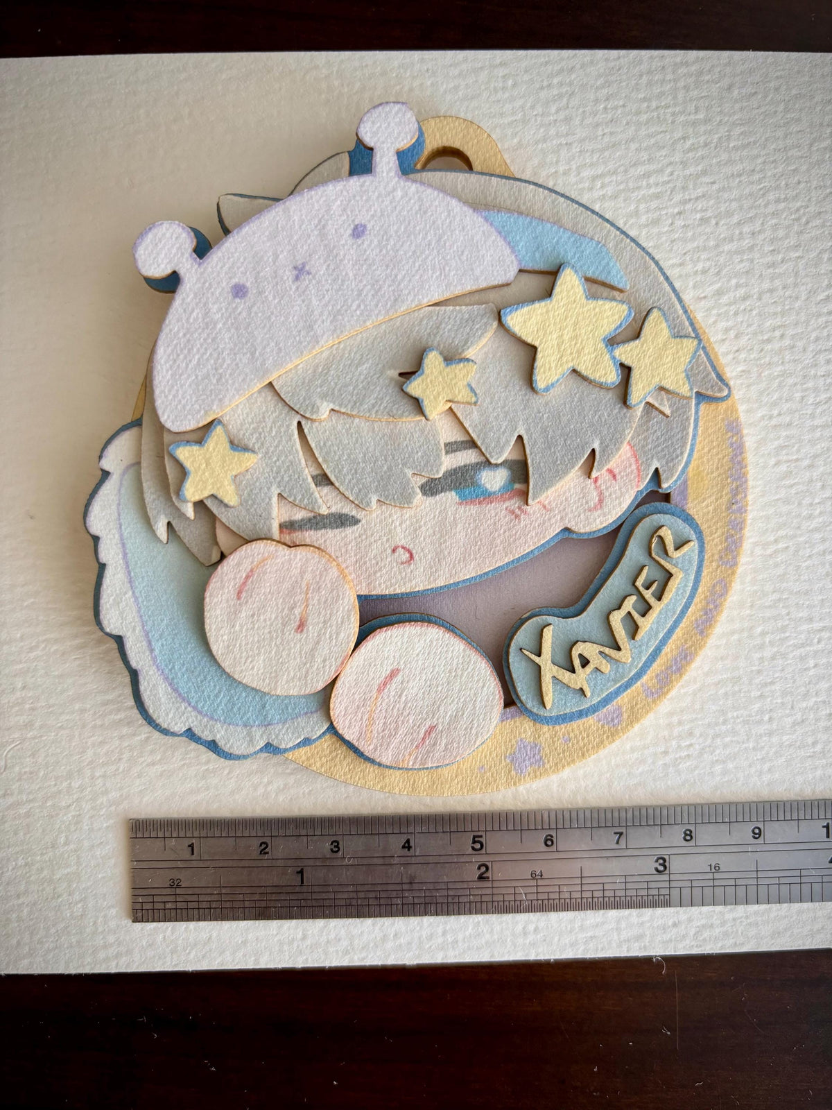 Xavier ShenXingHui | LADS | paper biscuit, charm/ornament | ~10x9cm