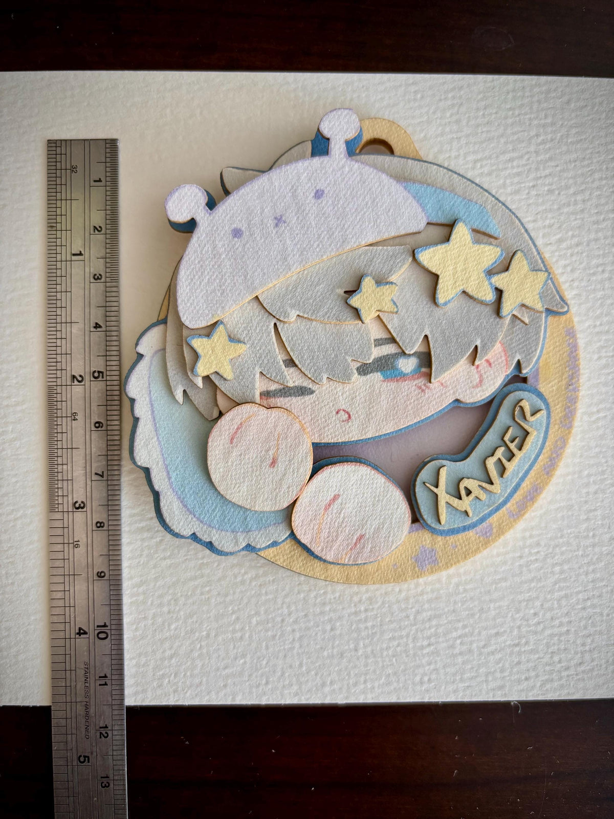 Xavier ShenXingHui | LADS | paper biscuit, charm/ornament | ~10x9cm
