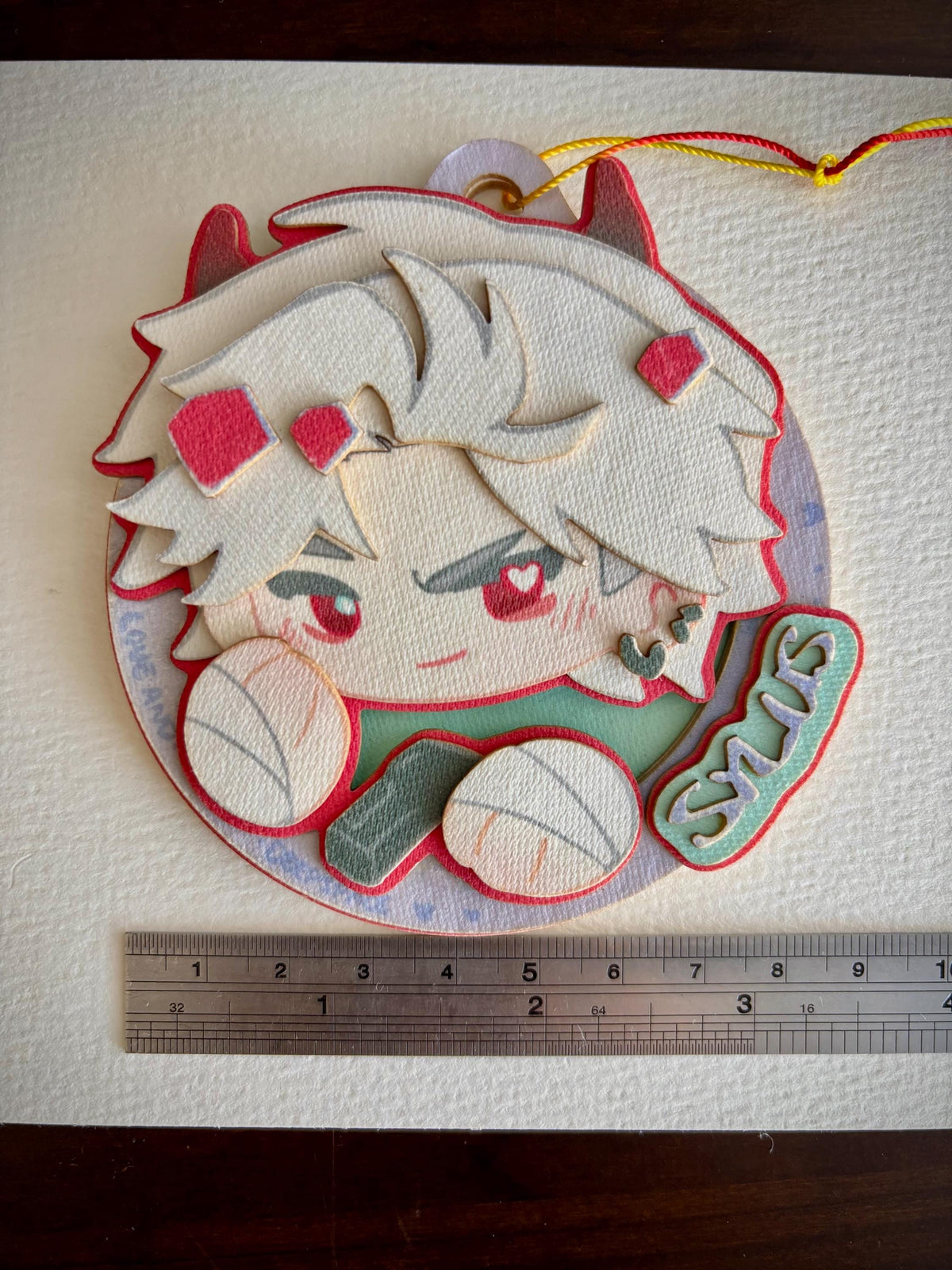 Sylus QinChe | LADS | paper biscuit, charm/ornament | ~10x9cm