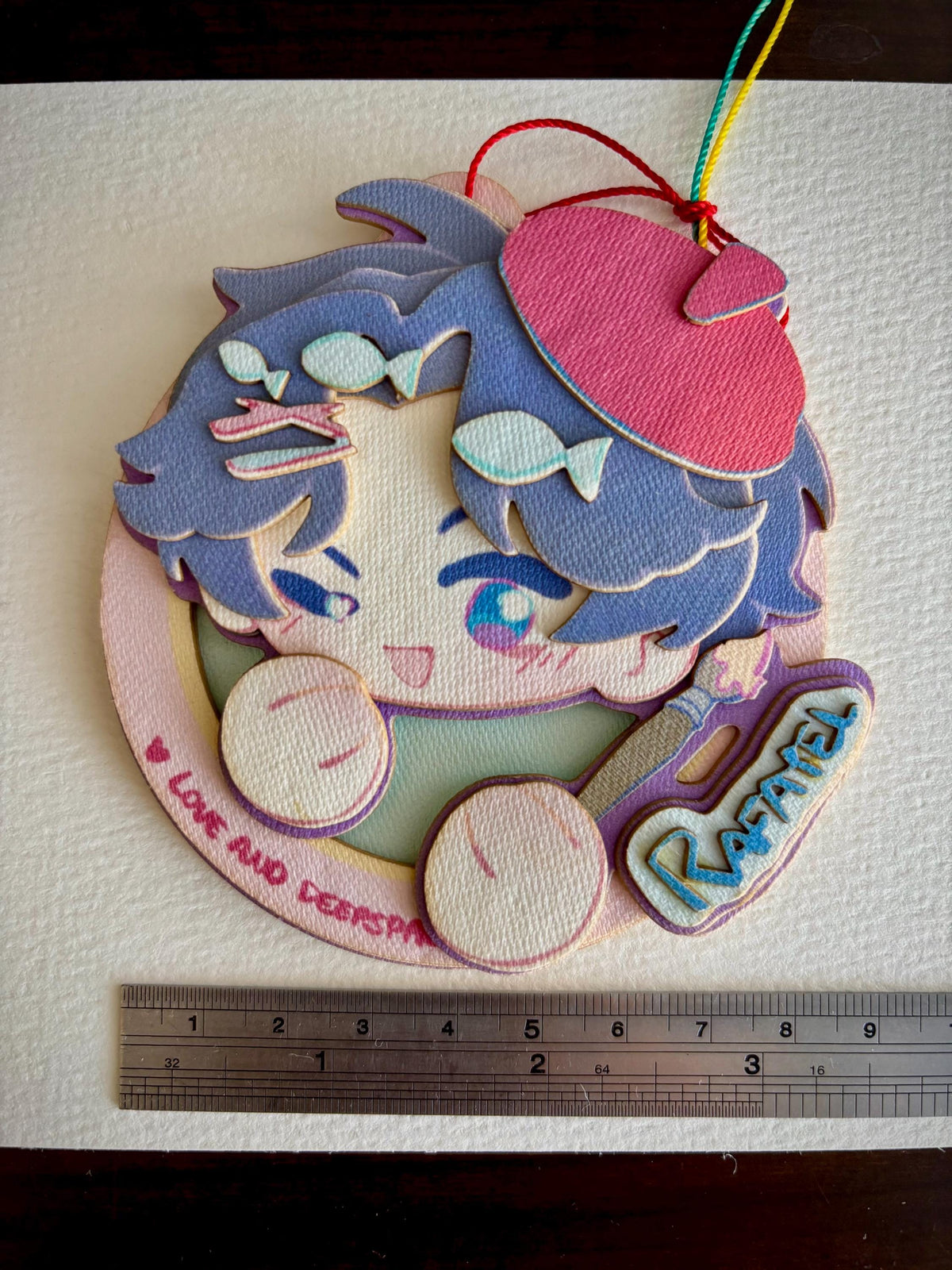 Rafayel QiYu | LADS | paper biscuit, charm/ornament | ~10x9cm