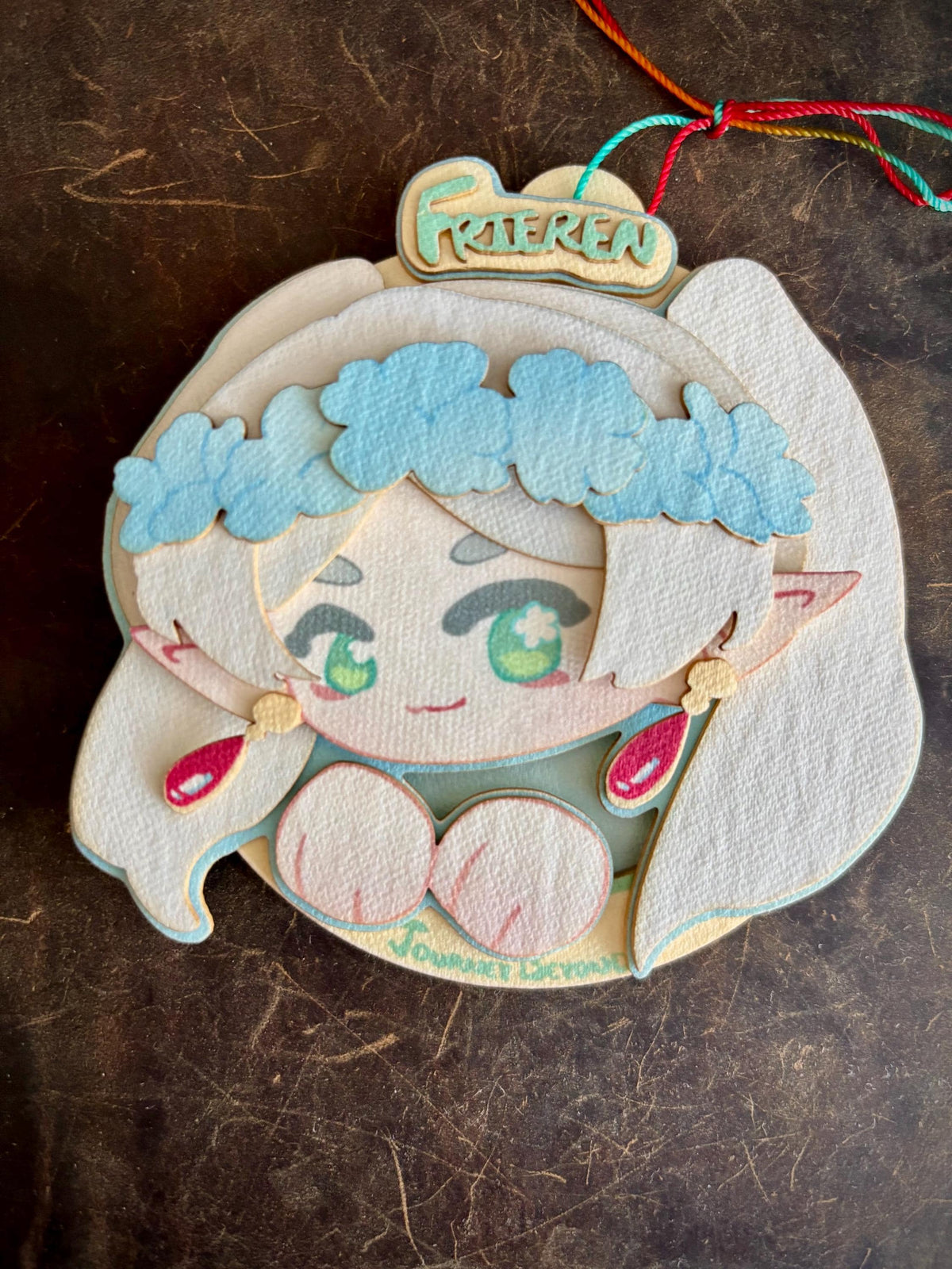 Journey Beyond | paper biscuit, charm/ornament | ~10x9cm